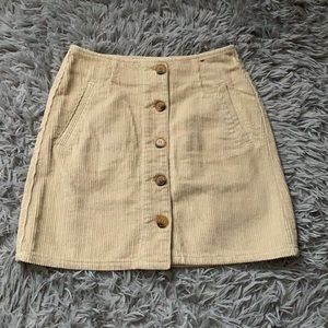 women's corduroy skirt